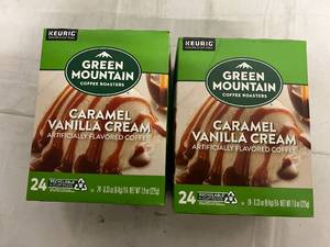 2 x 24 Packs of Caramel Vanilla Cream Coffee K-Cups