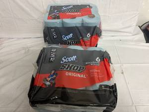 12 Rolls of Scott Shop Orginal Paper Towels
