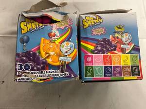 2 x 36ct Packs of Scented Washable Markers