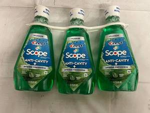 3 Bottles of Crest Anti Cavity Mouthwash