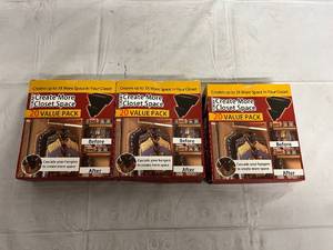 3 Boxes of Closet Space Saving Hooks