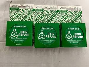 3 Packs of Green Goo Skin Repair