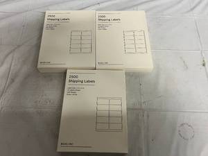 2 x 4 Shipping Labels - 7500 Total