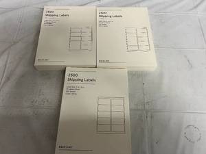 2 x 4 Shipping Labels - 7500 Total