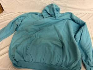2 x 5XL Aqua Blue Sweatshirts