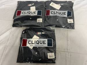 3 Navy Blue Polo Shirts - 5XL