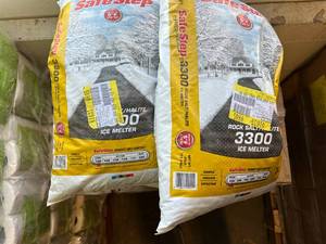2 Bags of Safe Step 3300 Rock Salt Ice Melter
