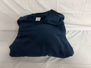 2 Navy Blue Crew Neck Sweatshirts - 2XL