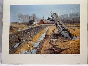 lot 6 image: Les C. Kouba Signed ARTIST PROOF Leaving Shelter