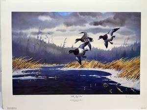 lot 10 image: Les C. Kouba Signed ARTIST PROOF Bills Past Due