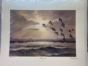 lot 18 image: Les C. Kouba Signed Numbered Print Bills Arriving