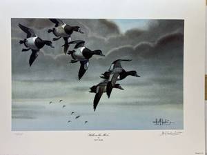 lot 23 image: Les C. Kouba- Signed Numbered Print Bills on the Move