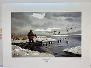 lot 32 image: Les C. Kouba- Signed Numbered Print Trusting Bills