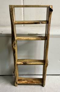 lot 44 image: Beautiful Hand Crafted Live Edge Shelf