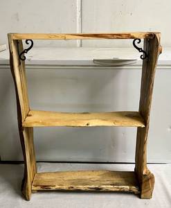 lot 45 image: Beautiful Hand Crafted Live Edge Shelf