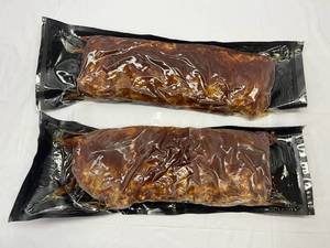 lot 82 image: H. 2x2.20lbs St. Louis Style BBQ Pork Ribs