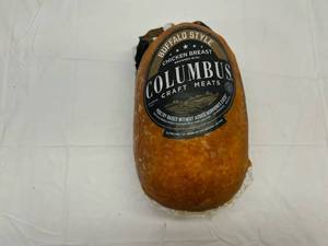 lot 100 image: E. 5lbs Buffalo Style Boneless Chicken Breast-Columbus Craft Meats