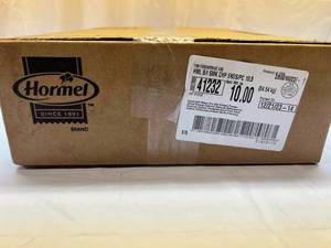 lot 108 image: L. 10lbs Hormel Smoked Pork Chops-EndsPC