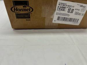 lot 112 image: L. 10lbs Hormel Smoked Pork Chops-EndsPC
