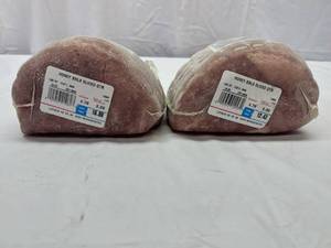 lot 127 image: F. 2.26lb & 2.60lb Smithfield Honey Cured Sliced Ham
