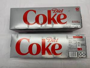 lot 132 image: 2x 1-12oz Cans Diet Coke