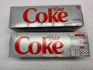 lot 133 image: 2x 1-12oz Cans Diet Coke
