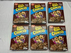 lot 138 image: OO. 6x 11.5oz Cocoa Pebbles Crunch Cereal