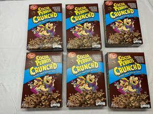 lot 141 image: OO. 6x 11.5oz Cocoa Pebbles Crunch Cereal
