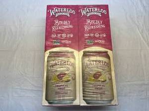 lot 156 image: 2x 12-12oz Cans Waterloo-Tropical Fruit