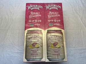 lot 159 image: 2x 12-12oz Cans Waterloo-Tropical Fruit