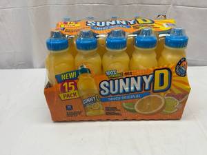lot 189 image: 15x 11.3oz Bottles SunnyD-Sports Cap