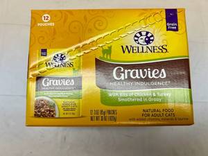 lot 209 image: 12x 3oz Pouches Gravies Healthy Indulgence