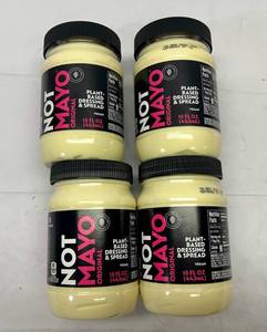 lot 214 image: 4x 15oz Not Mayo Original-Plant Based