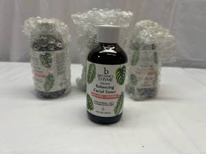 lot 229 image: 4x 4oz Brittanies Thyme Organic Balancing Facial Toner