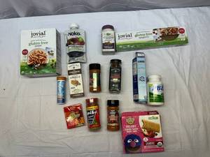 lot 244 image: Variety of Spices, Pasta etc.