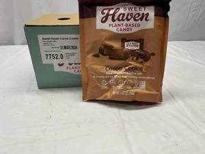 lot 265 image: 6x 3.8oz Sweet Haven Plant Based Candy Cocoa Cookie Truffles(individually Wrapped)