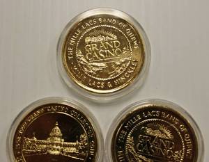 3 1998 - 1999 Grand Casino Collector Coins