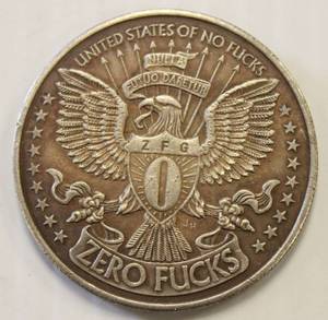 Zero F Decision Large American Coin
