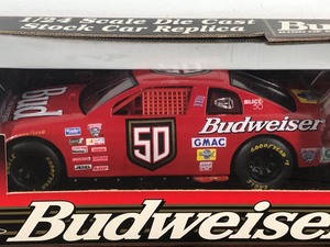 lot 132 image: 1998 Nascar Racing Champions Rickey Craven #50  Budweiser 124 scale die cast stock car
