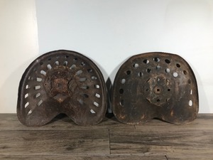 lot 137 image: 2 - Vintage Tractor Seats