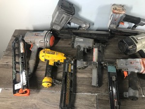 lot 149 image: 10 - Pneumatic Nailer & Finish Guns - Paslode - DeWalt - Hilti - Botsch - Surebounder