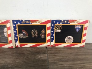 lot 190 image: Set of 4 - Limited Edition USA Olympic Home Team Centennial Pin Set - All 4 Sets are Different