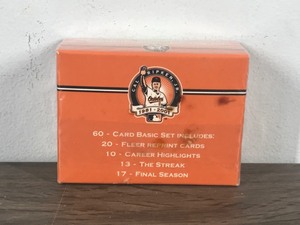 lot 195 image: 2001 fleer  # CAL RIPKEN JR. CAREER HIGHLIGHTS # 4642350000 - Sealed Box
