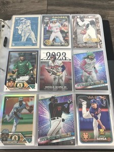 lot 354 image: Binder Full of Sports cards - Baseball - Football - Basketball - Rookies - Stars - Inserts & More