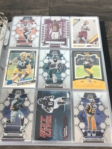 lot 355 image: Binder Full of Football & Baseball Cards (Mainly Football) - Rookies - Stars - Inserts - Autographs & More
