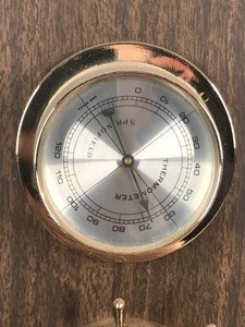 lot 366 image: Vintage Springfield Weather Station Temperature, Barometer, Humidity