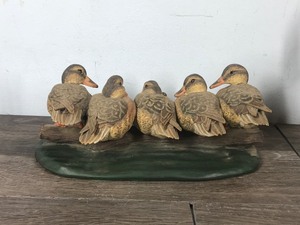 lot 372 image: The Girls - By Art Lamay From the Birds of Feather Sculpture Collection - The Danbury Mint