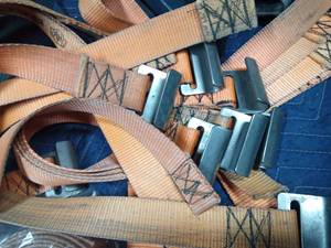 lot 408 image: Strapping for tie downs and seat belts