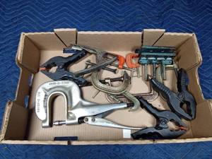 lot 338 image: Box of clamps