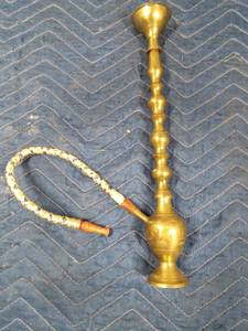 lot 310 image: Brass hukkah